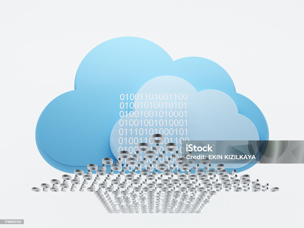 Cloud computing, downloading binary codes "Cloud computing, downloading binary codes" Arrow Symbol Stock Photo