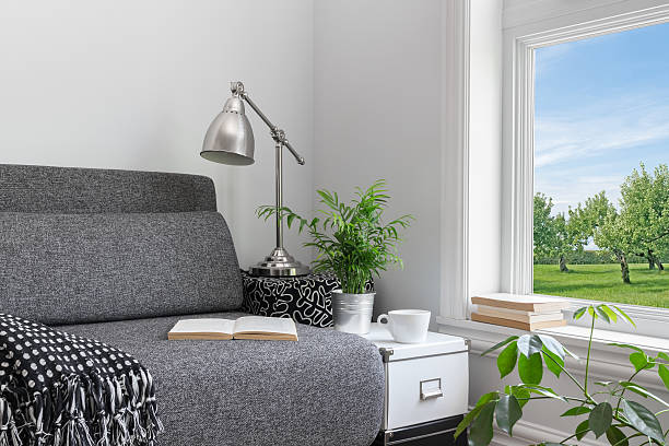 istock Room with modern decor and beautiful view 178802369