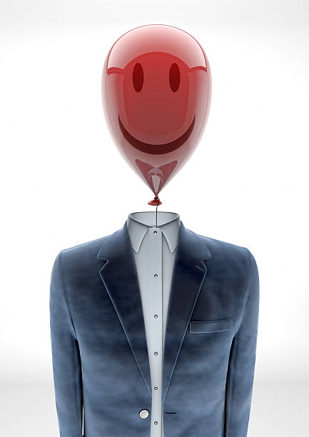 istock Business man with balloon head 178804136