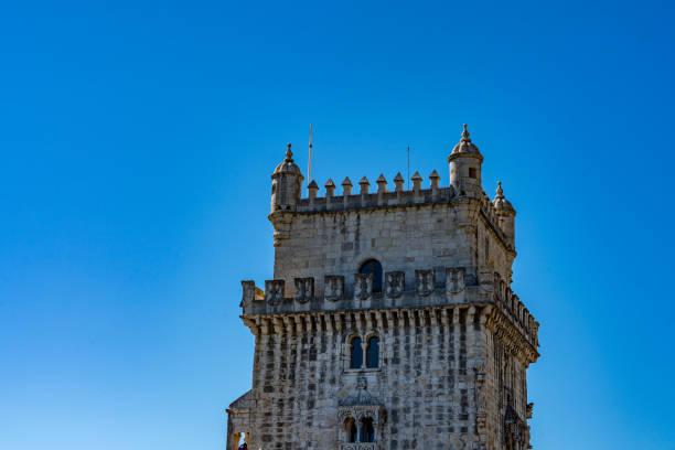 part of Santa Justa elevator in Lisbon