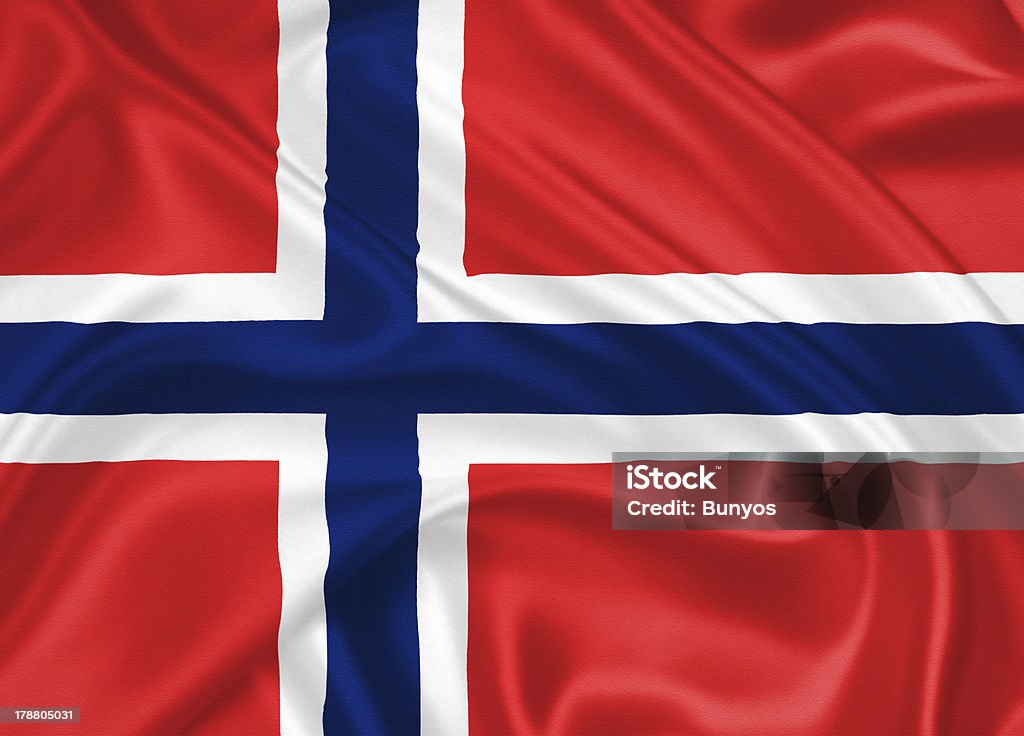 노르웨이 국기 of - 로열티 프리 노르웨이 국기 스톡 사진