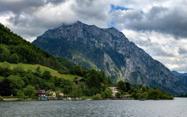 istock Traunstein mountain above Traunsee Lake in Austria 1788056184
