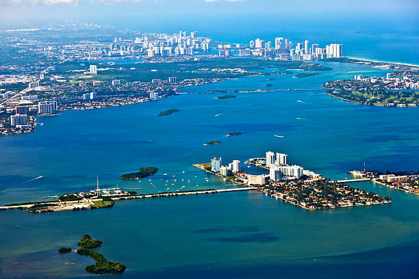 istock aerial of coastline Miami 178805944