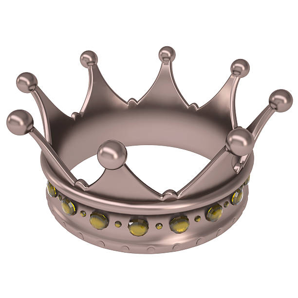 istock Bronze crown decorated with yellow sapphires 178806111