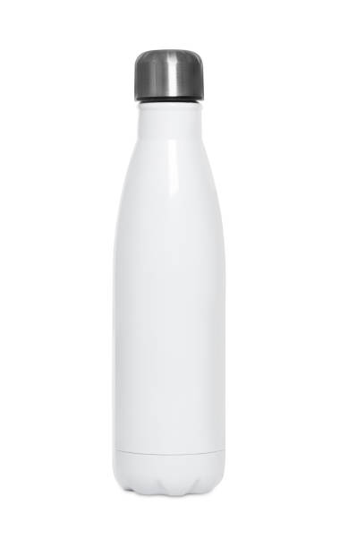 istock Stylish closed thermo bottle isolated on white 1788063484