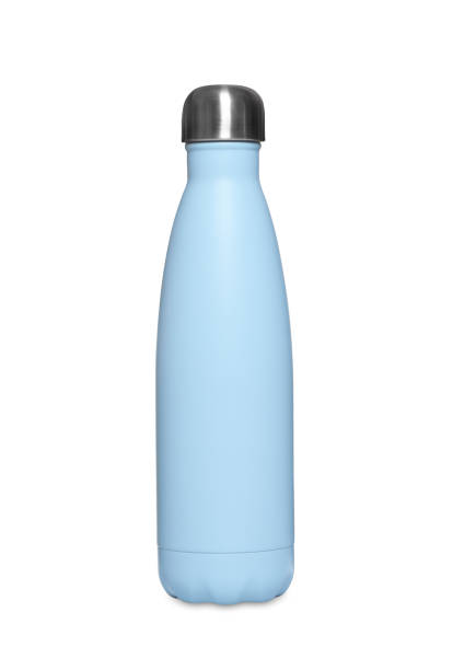 istock Stylish closed thermo bottle isolated on white 1788063485