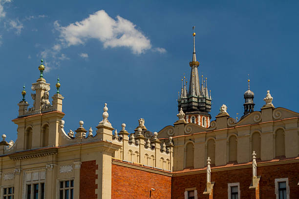 Sukiennice building in Krakow, Poland