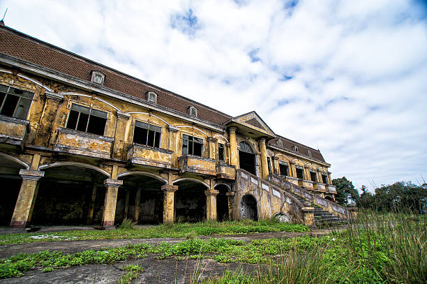 Old Hotel in Son Mount... !!! stock photo