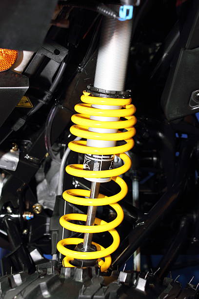 istock shock absorber of a quad bike 178807614