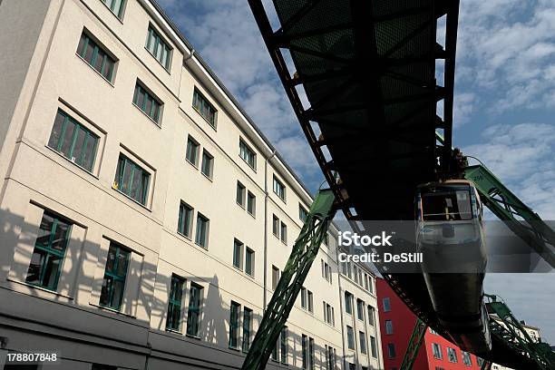 Overhead Railway In The City Seen From Below Stock Photo - Download Image Now - Aerial View, City, Colors