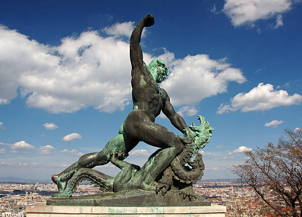 istock Statue on the Gellert hill in Budapest 178808267