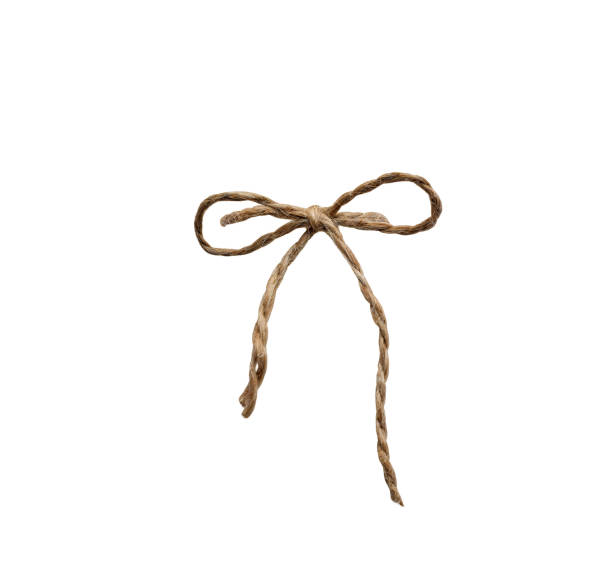 istock Jute twine string tied in a bow isolated cutout 1788090872