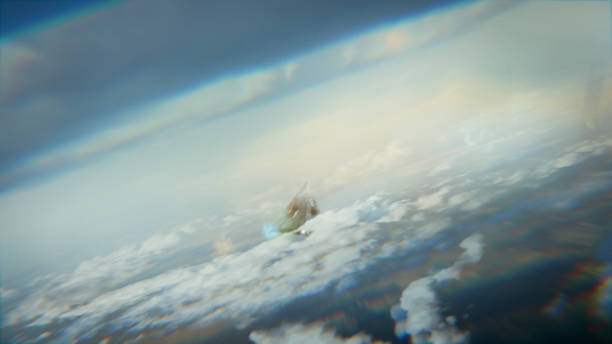 istock Still frame from the footage of a flying UFO over the clouds 1788101962