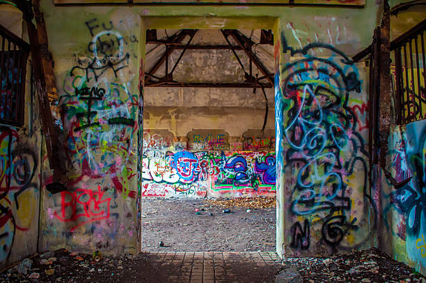 Industrial buildings in decay