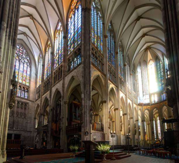 istock a church with an interior full of windows and altars 1788112191
