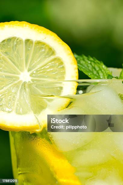 Ice Cold Lemonade Stock Photo - Download Image Now - Citrus Fruit, Close-up, Cold Drink