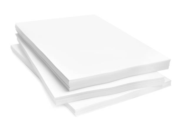 istock Stacks of paper sheets on white background 1788124110