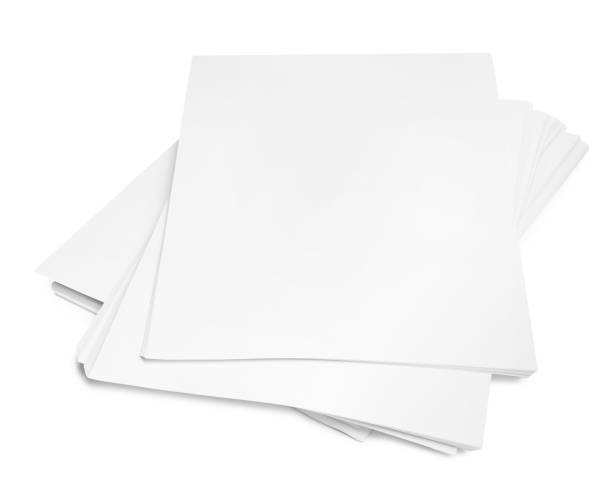 istock Stacks of paper sheets on white background 1788125730