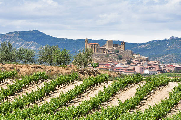 San Vicente of Sonsierra, La Rioja (Spain) stock photo