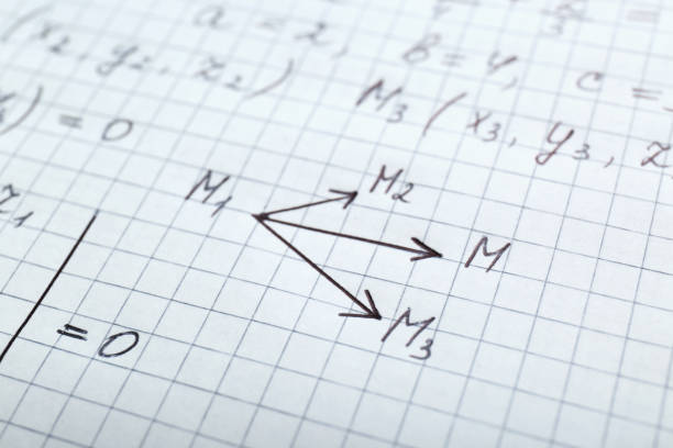 istock Sheet of paper with different mathematical formulas, closeup 1788127318