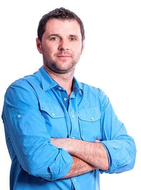 istock the man in a blue shirt 178812756