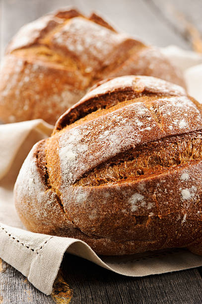 Homemade bread stock photo