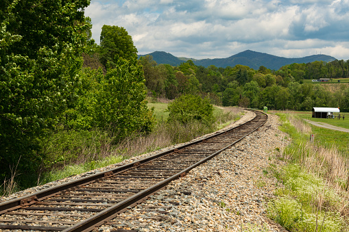 Great Smoky Mountain Railroad  near Bryson North Carolina