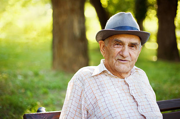 istock Senior man in the park 178818583