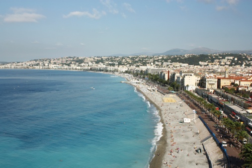 France, Nice, French Riviera, Promenade des Anglais