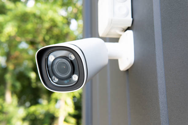istock IP CCTV camera install by have water proof cover to protect camera with home security system concept with blur background 1788200948