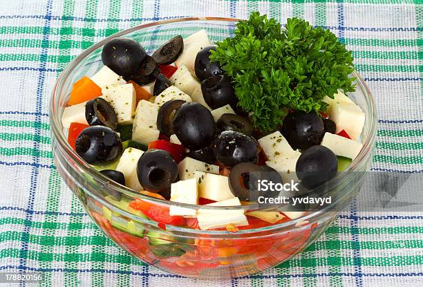 Griechischer Salat Stockfoto und mehr Bilder von Abnehmen - Abnehmen, Bildhintergrund, Blatt - Pflanzenbestandteile