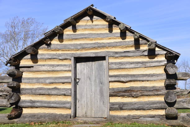 istock Closed Door And The Weathered Log Cabin 1788210970