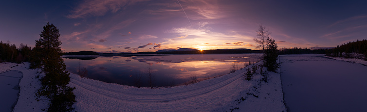 snow covered landscape