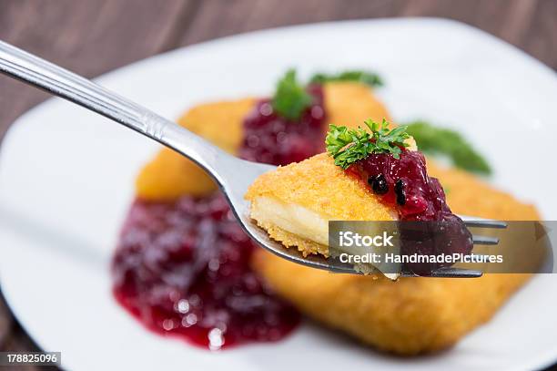 Fried Gouda On A Fork Stock Photo - Download Image Now - Appetizer, Cheese, Close-up