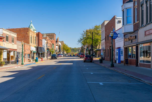 Commercial developments on W Water Street in Decorah Iowa