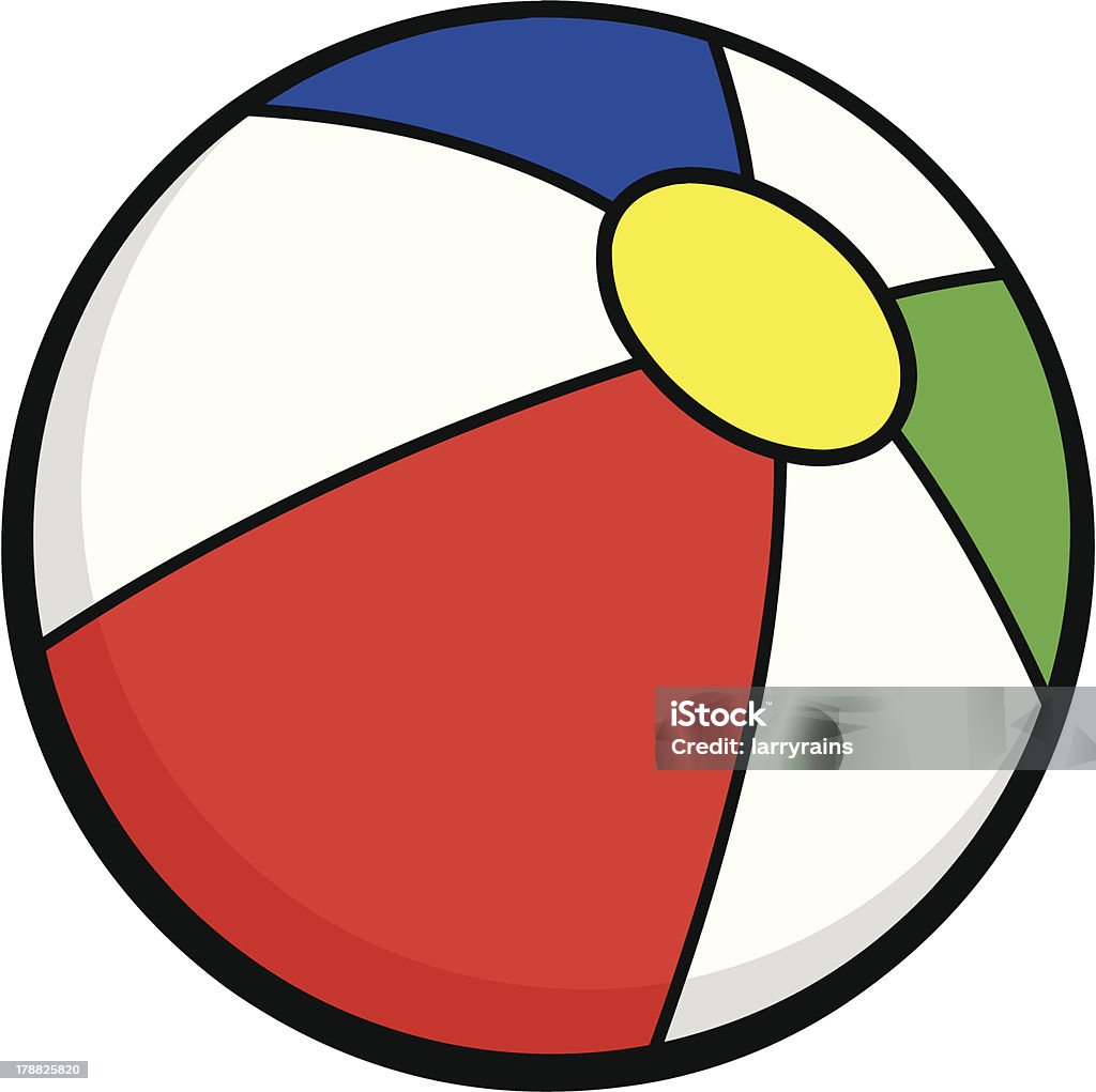 Icono de pelota de playa - arte vectorial de Pelota de playa libre de derechos