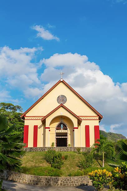 istock Church on a hill in  sunny summer day 178826359