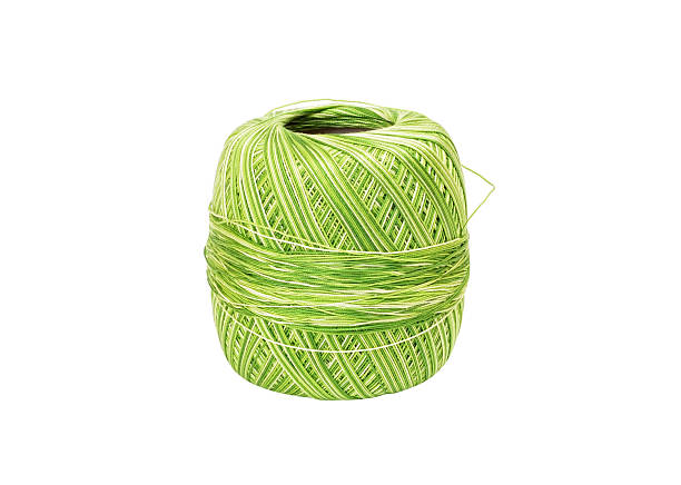 istock Skein of green wool 178826536