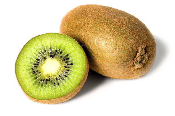 istock Green cutout fruit kiwi 178827315