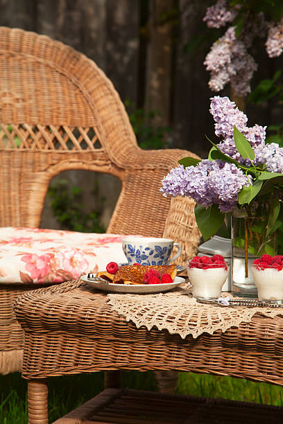 istock Breakfast at the garden 178827534