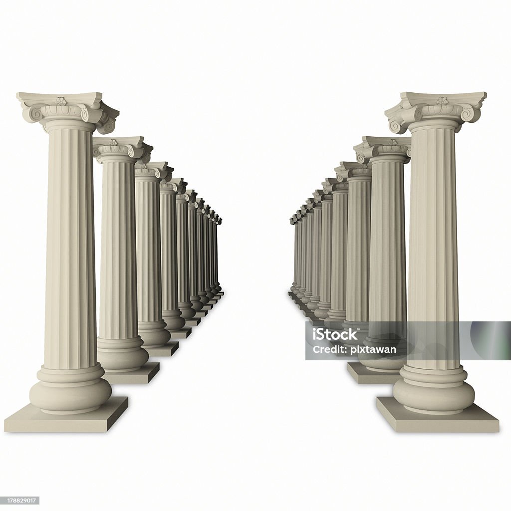Classico colonna greca - Foto stock royalty-free di Design