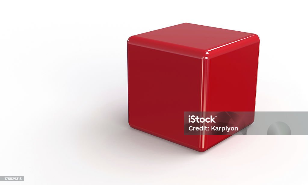 Dimensional Cube Red Red 3d Cube Isolated On White Stock Photo - Download Image Now - Cube ...