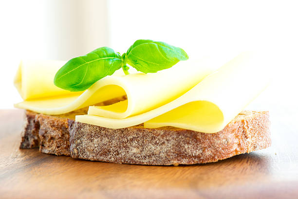 istock Sandwich with cheese tomatoes and basil in high key 178829329