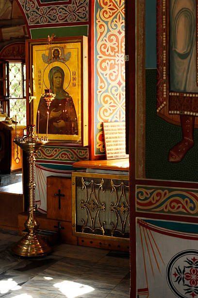 istock Interior of russian church 178829750