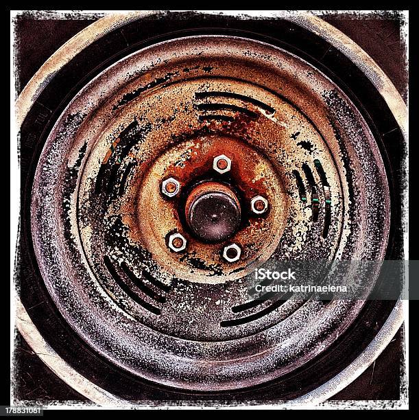 Rusty Wheel Well Stock Photo - Download Image Now - Circle, Imperfection, No People