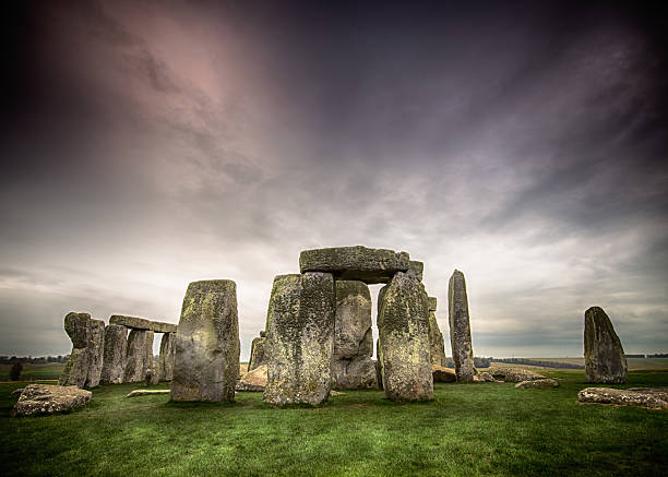 istock Close-up of The Stonehenge on a cloudy day 178832996