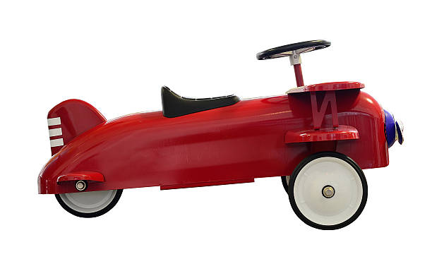 istock generic childs metal pedal car airplane  