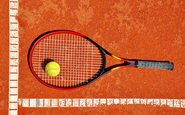 istock Tennis ball and racket 178833026
