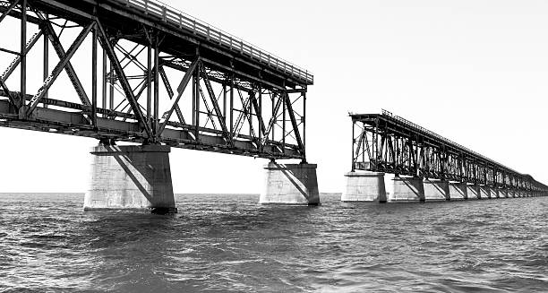 istock rusted vintage bridge in the keys (Florida) 178833307
