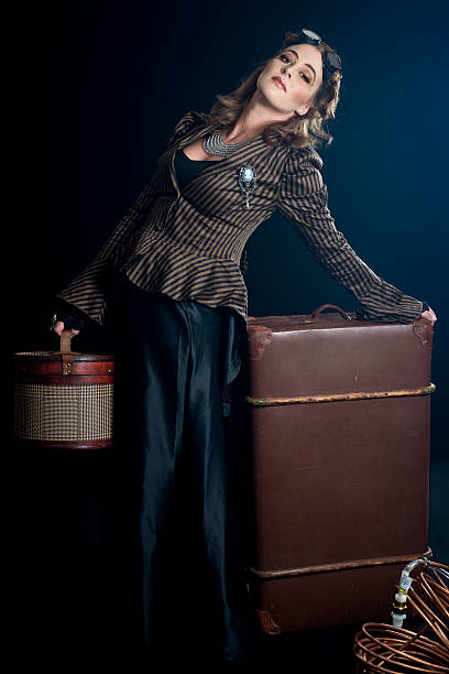 istock Gorgeous Brunette Steampunk Woman 178833308